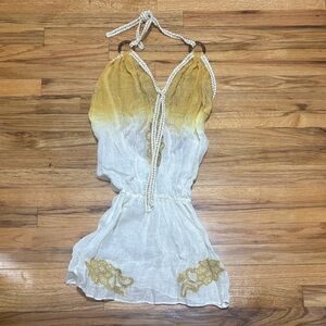 Delicate Cream Linen Fabric